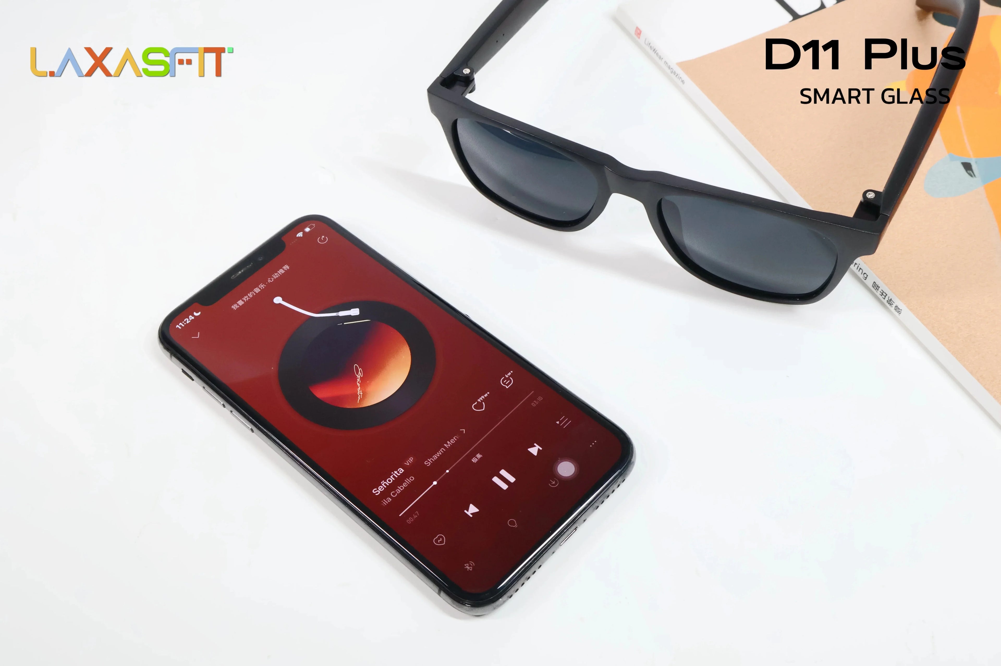 Lenovo AI Remote Control Touch Smart Glasses 8K HD Photo Camera Recording Translator Voice Assistant Music Bluetooth Sunglasses
