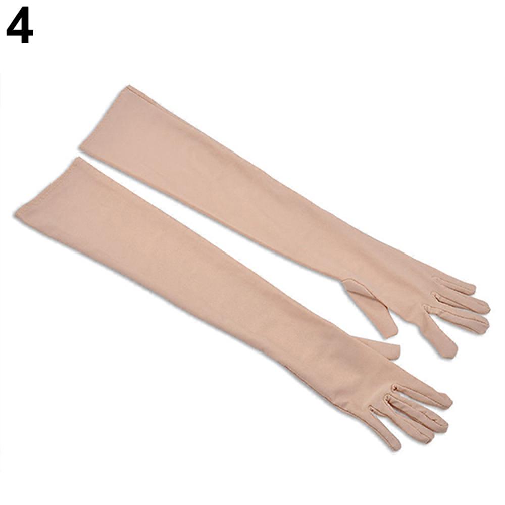 Dress Formal Women Long Gloves Opera Wedding Bridal Evening Party Glove Red White