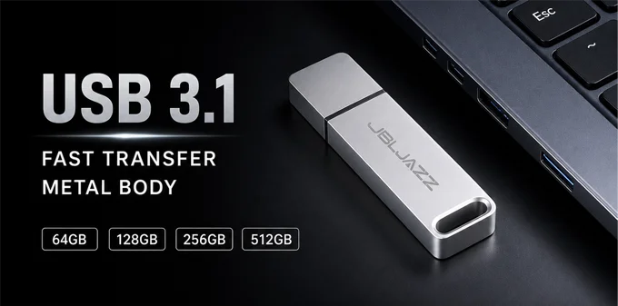 USB Flash Drive 512GB OTG USB 3.1 Metal Pendrive 256GB File Transfer USB 128GB Memory Stick For Computers Phone Business Gift