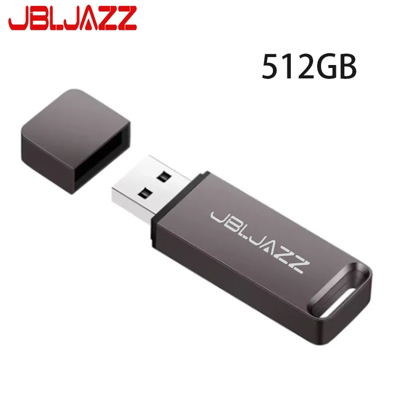 USB Flash Drive 512GB OTG USB 3.1 Metal Pendrive 256GB File Transfer USB 128GB Memory Stick For Computers Phone Business Gift