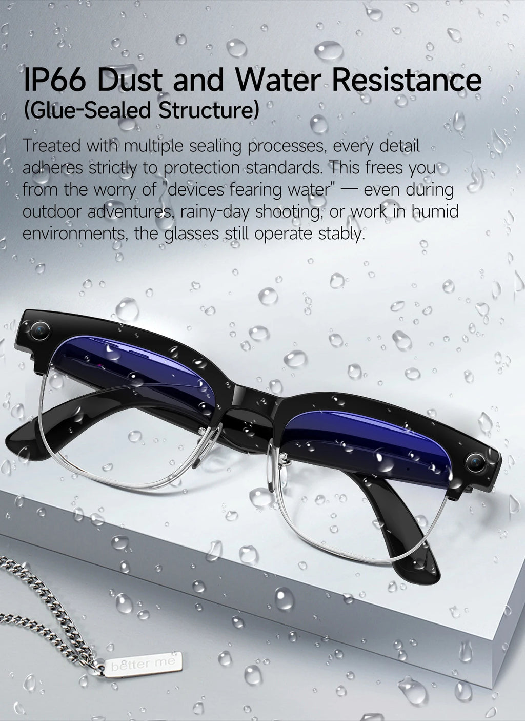 2026 World Premiere 4K HD Camera AI Smart Glasses 800W Pixel Camera 1080P Video AI Photo Recognition Call Travel abroad Glasses