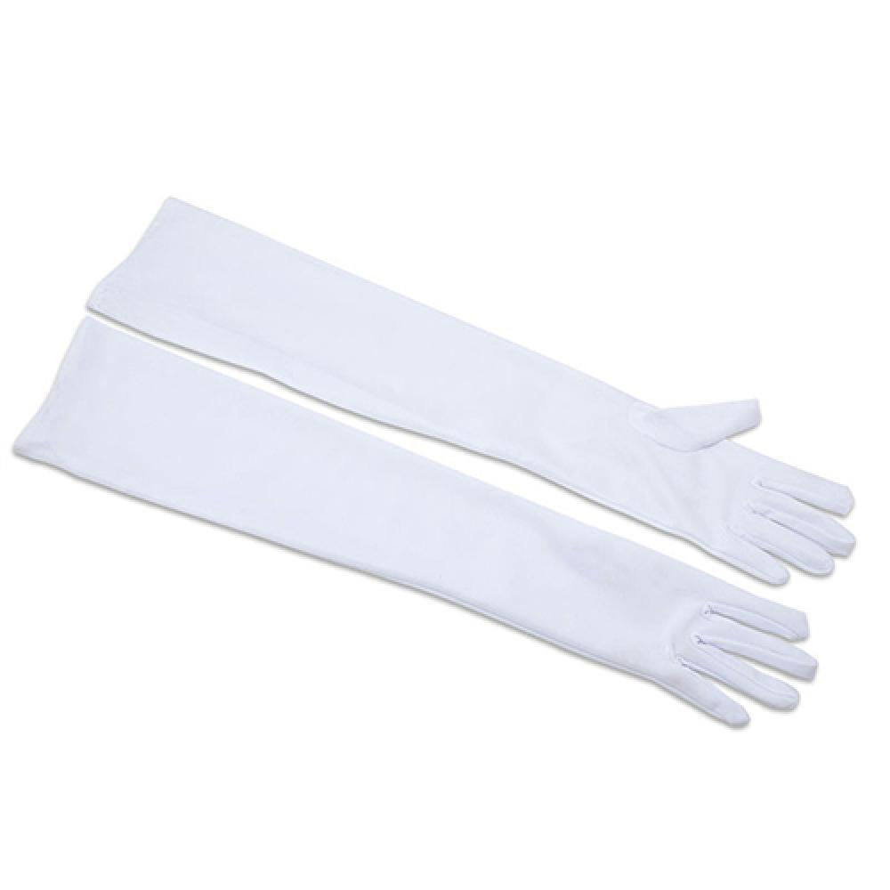 Dress Formal Women Long Gloves Opera Wedding Bridal Evening Party Glove Red White