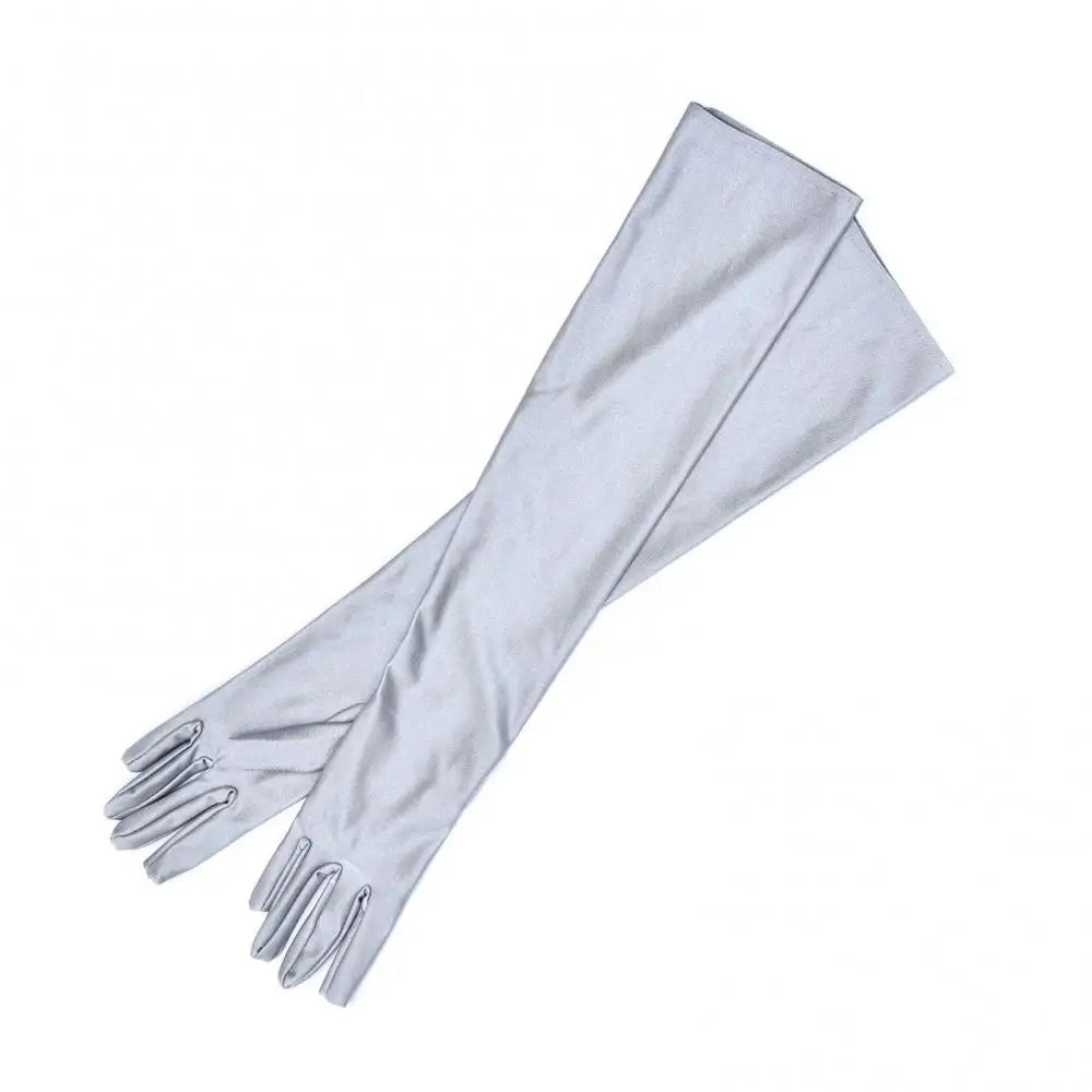Dress Formal Women Long Gloves Opera Wedding Bridal Evening Party Glove Red White